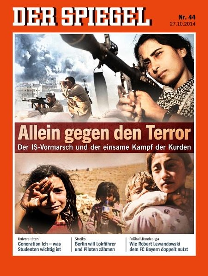 Der Spiegel Kobani'yi Kapağına Taşıdı