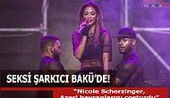 Seksi Şarkıcı Bakü'nü coşturdu (VİDEO)