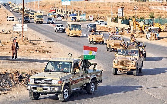 İkinci Peşmerge Konvoyu Kobani'ye Gitti