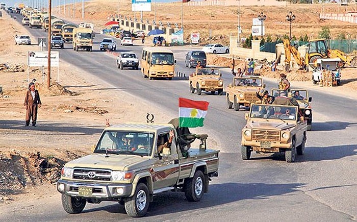 İkinci Peşmerge Konvoyu Kobani'ye Gitti