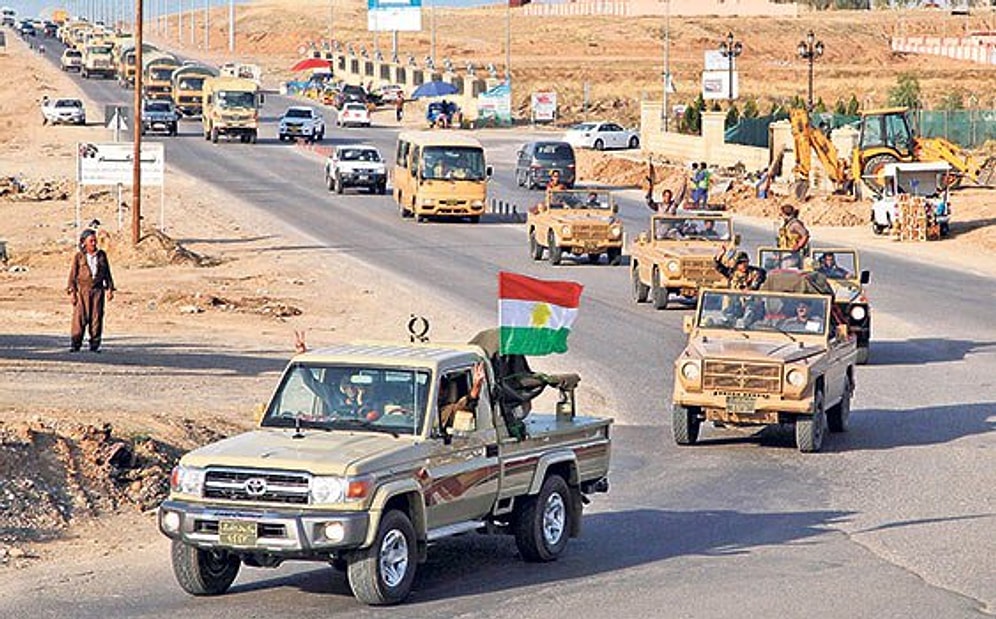 İkinci Peşmerge Konvoyu Kobani'ye Gitti