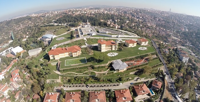 Restorasyonu Tamamlanan Vahdettin Köşkü Havadan Görüntülendi