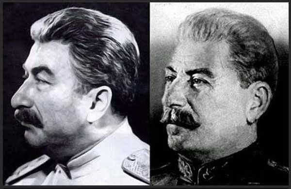 15. Stalin'in en yakın yoldaşları bile hangisinin dublör olduğunu anlayamıyordu.