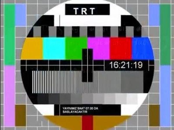 6. TRT Sinyal Yok Ekranı