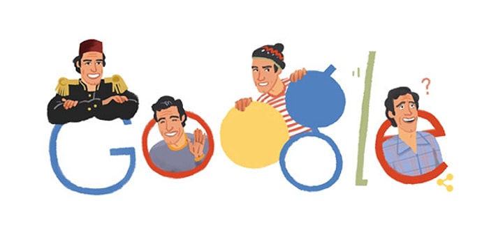 Google'dan Kemal Sunal İçin Özel Doodle