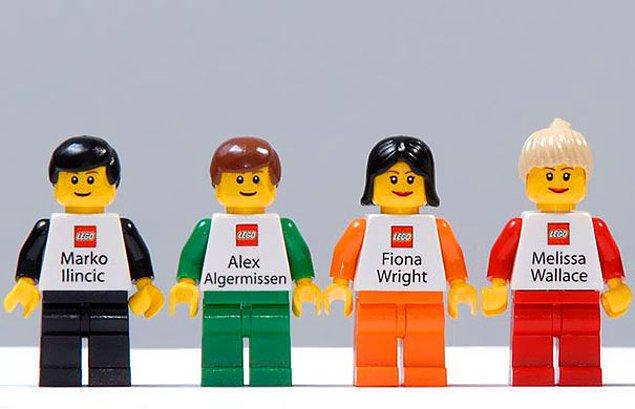 1. Lego Çalışanları en iyi kartvizite sahip