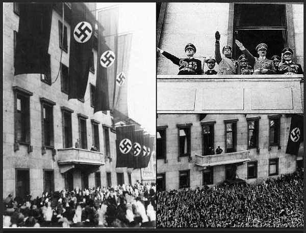 47. Hitler aynı balkon olan Reich Kongresi balkonunda.