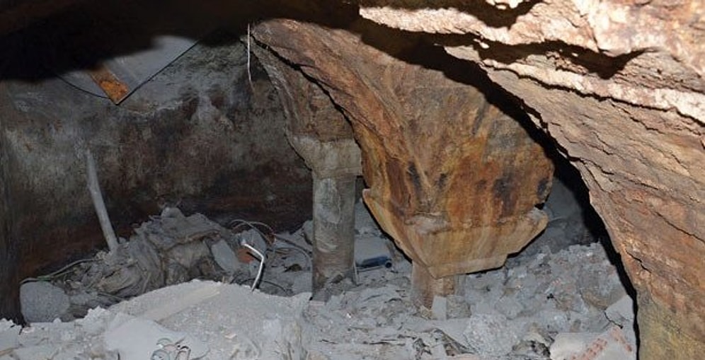 Bizans'tan Kalma Sarnıcı Betonla Kapatmaya Çalıştılar!