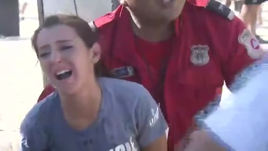 Acı Yeme Yarışında Yanan Kız