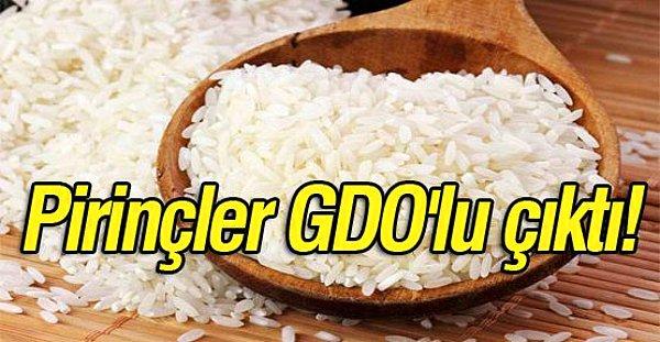 18. GDO tespit edilen pirinçleri nasılsa ülkeye sokmayı başaran iş adamları.