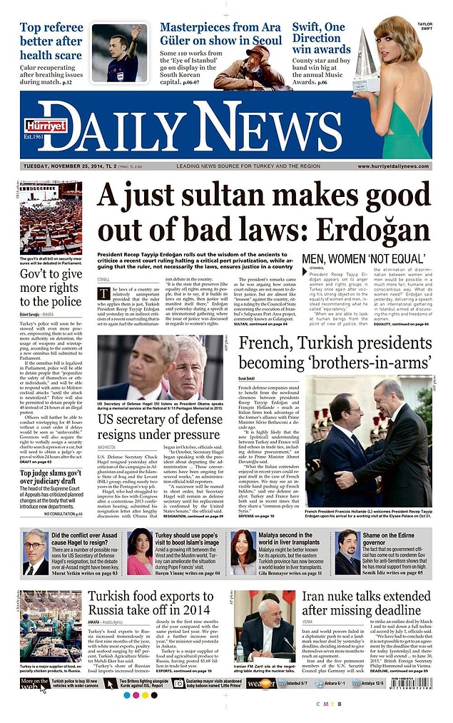 HÜRRİYET DAİLY NEWS