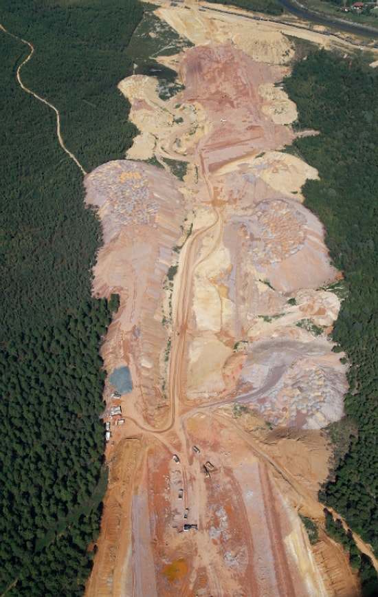 Kuzey Marmara Otoyolu'nun Orman İçinde İlerleyişi Sürüyor...
