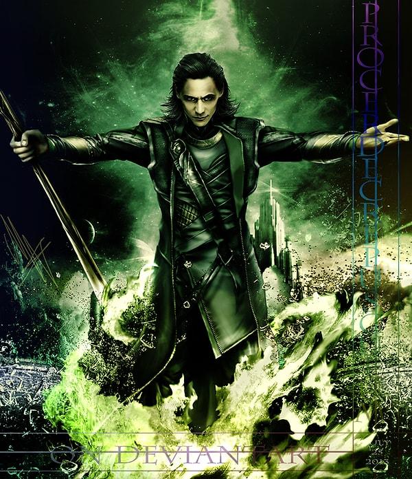 Ateşin, kötülüğün, yanıltıcılığın tanrısı : Loki!