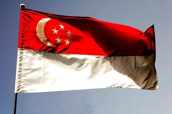 4. Dini olmayan bir ay yıldız bayrak hikayesi de Singapur bayrağından. Zira bayraktaki hilal yükselen genç bir ulusu temsil ediyor, yıldızın beş köşesi de ülkenin ideallerini yani demokrasi, barış, kalkınma, adalet ve eşitliği temsil etmektedir.