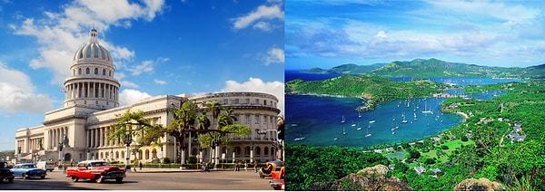 6. Jamaika'nın Kuzeyinde bulunan komşu ülke ' KÜBA ' ve harika şehirleri Santo Domingo , Havana vs.