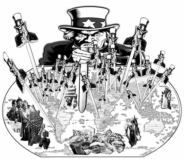 1. Сжигать флаги колонизаторов.