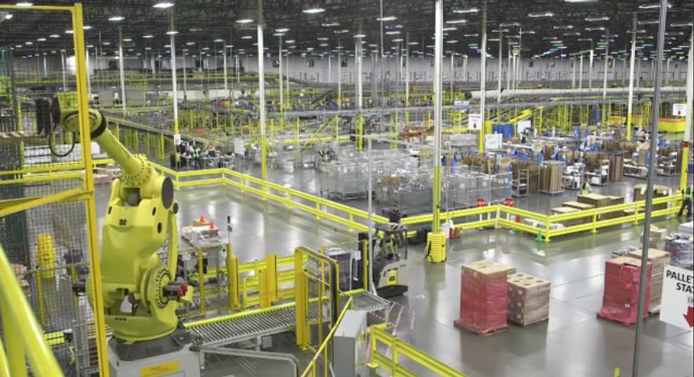 Amazon'un Devasa Depolarında Çalışan Yeni Nesil Robotlar
