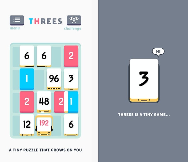 Yılın Oyunu: Threes!