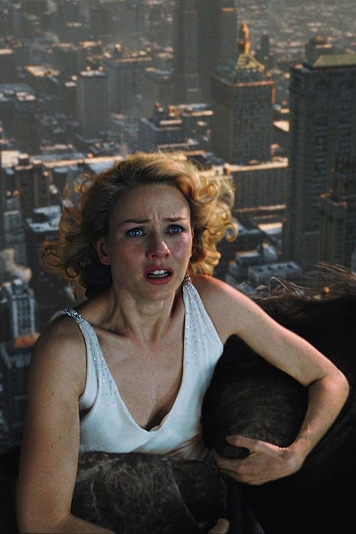 In 1933 movie King Kong Ann Darrow was played by Fay Wray. Naomi Watts played the same character in 2005 version.