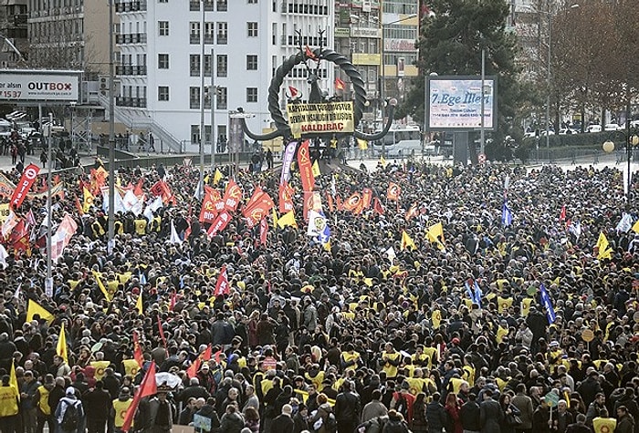 DİSK ve KESK Bütçe Tasarısını Protesto Etti