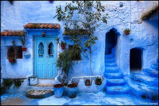11 Fotoğrafla Fas'ın Saklı Mavi İncisi 'Chefchaouen' Kasabası