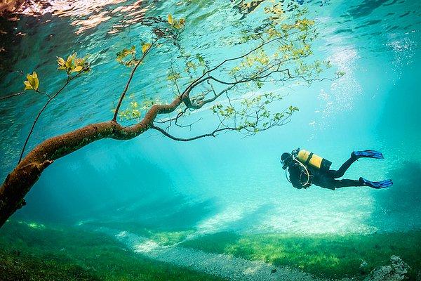 30. Yeşil Göl'de bir dalgıç - Marc Henaue