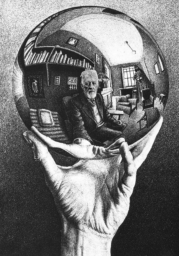 16. M. C. Escher'ın dünyası.