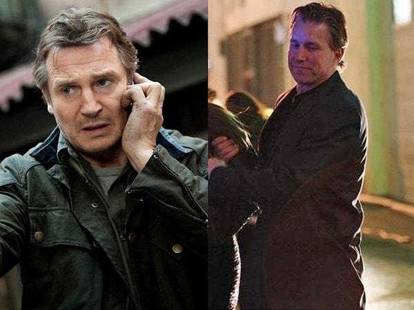 28. Liam Neeson ve İkiz Dublörü Mark Vanselow (Gunshy)