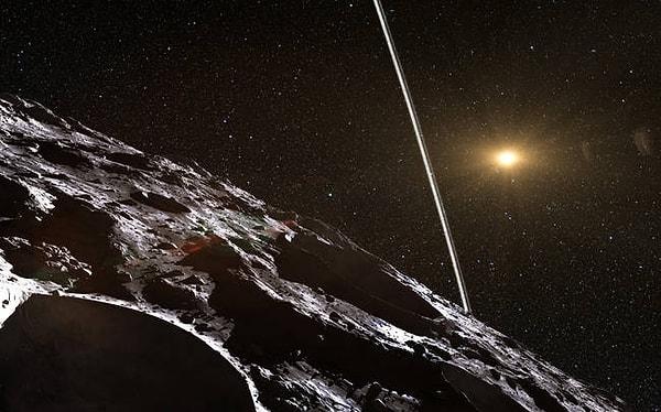 1. Halkalı Bir Asteroid Bulundu '10199 Chariklo'