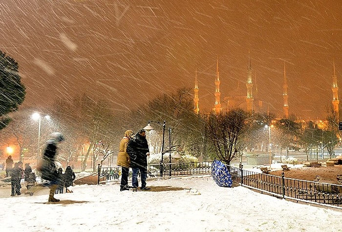 İstanbul'da Kar Alarmı