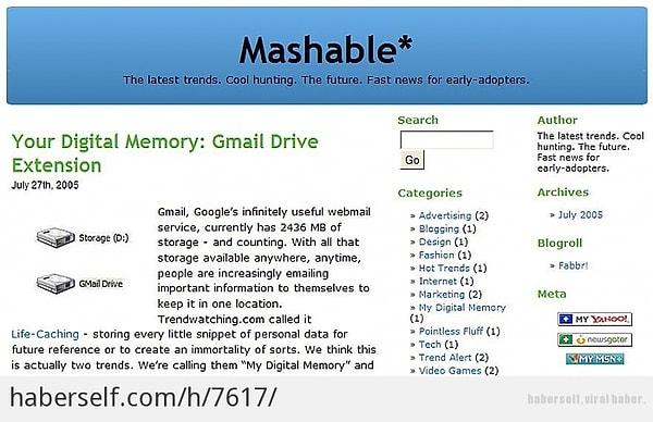 6. Mashable.com (2005)