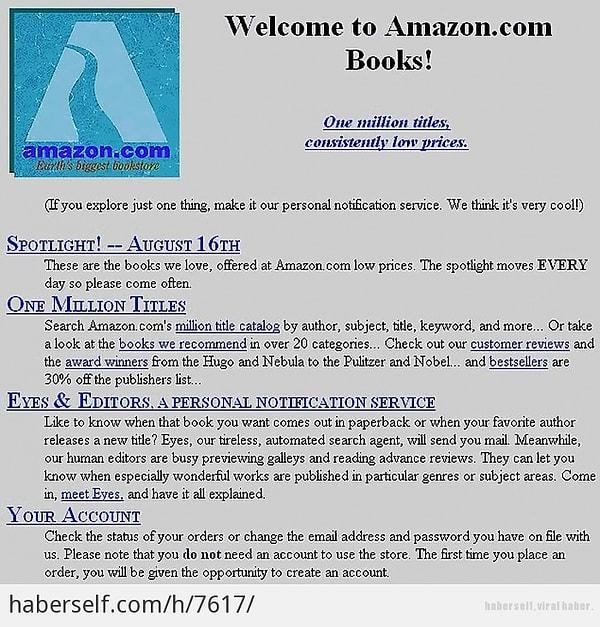 9. Amazon.com (1995)