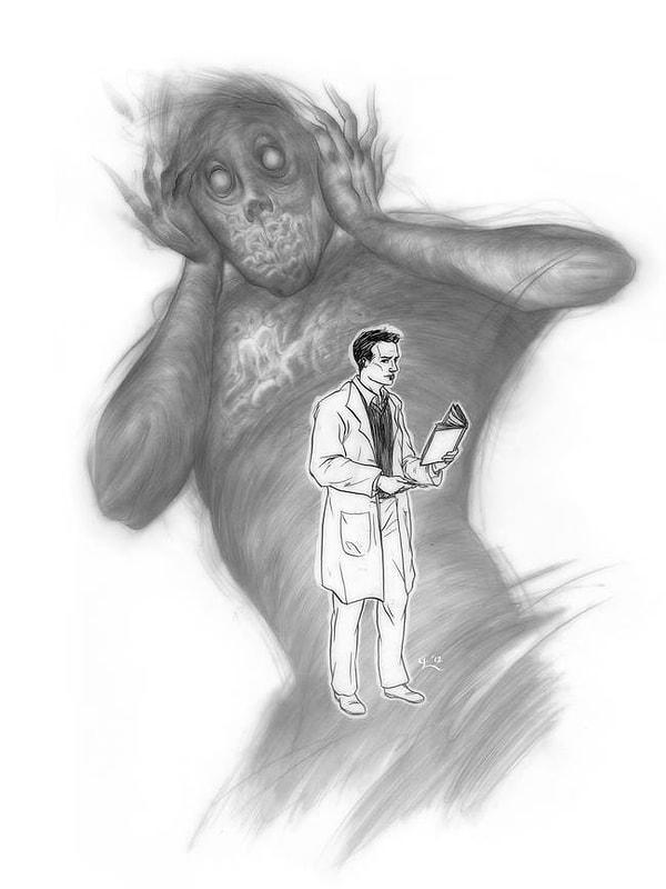 6. "Akıl Hastanesinde Yatan Bir Şizofreni Hastasının Çizimi"