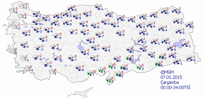 Meteoroloji'den 'Yoğun Kar Yağışı' Uyarısı