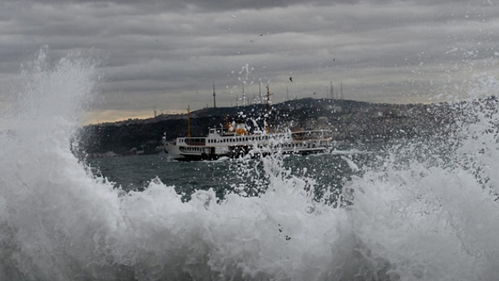 Lodos Nedeniyle Vapur Seferleri İptal