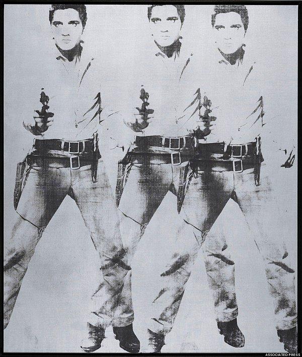 1- Triple Elvis (Üç Elvis), Andy Warhol (1963): 81.9 milyon dolar.