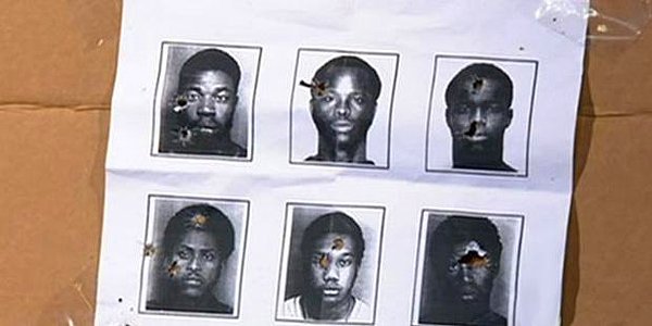 ABD Polisi Siyahların Sabıka Fotoğraflarını Hedef Tahtası Olarak Kullanmış