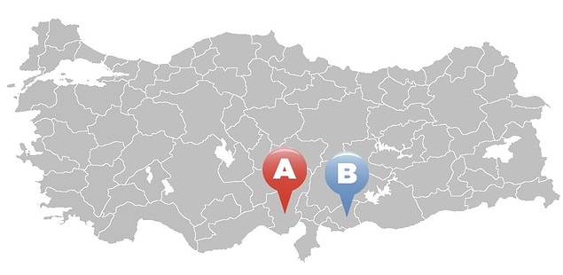 2. Hangi harf Gaziantep üzerinde duruyor ?