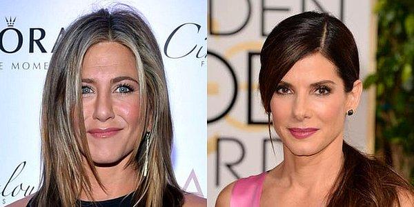 10. Jennifer Aniston ve Sandra Bullock aynı yaştadırlar.