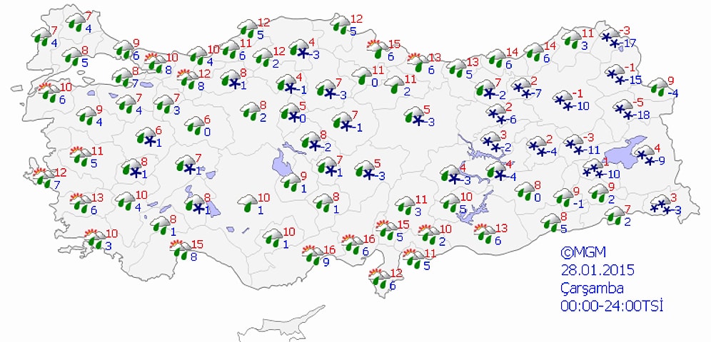 Doğu Anadolu'da 'Yoğun' Kar Yağışına Dikkat!