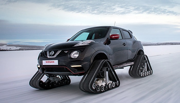 Nissan'dan Karla Mücadele Aracı: Juke Nismo RSnow