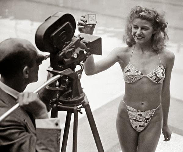 11. Bugün bile birçok erkeğin gözdesi olan bikini mayo ilk kez, 5 Haziran 1946 günü Paris'te yapılan bir moda gösterisi sırasında sergilendi.