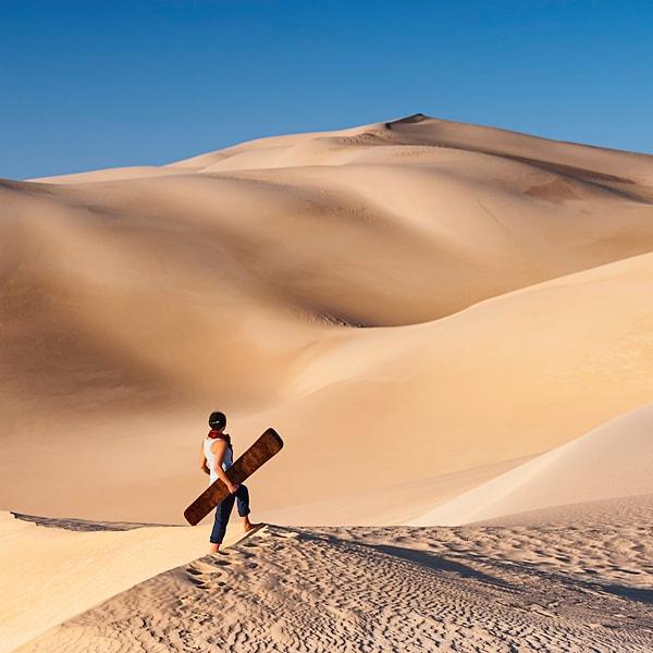 12. Sahra Çölü’nde Sandboard yapın