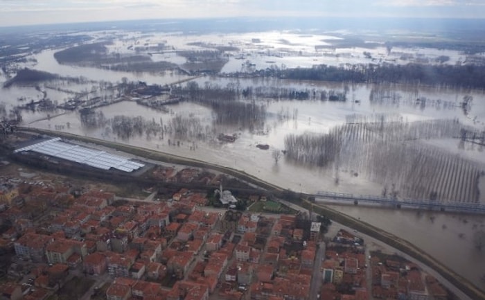 Edirne'de 5 Bin Kişi Mahsur Kaldı