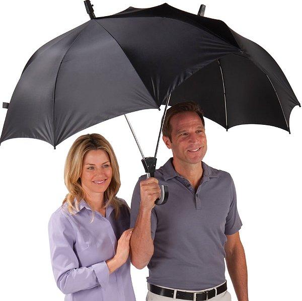 8. Dualbrella, ikili şemsiye tam sizin için.