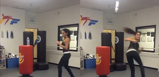 Su Şişelerinin Azılı Düşmanı Kick Boksçu Kadın