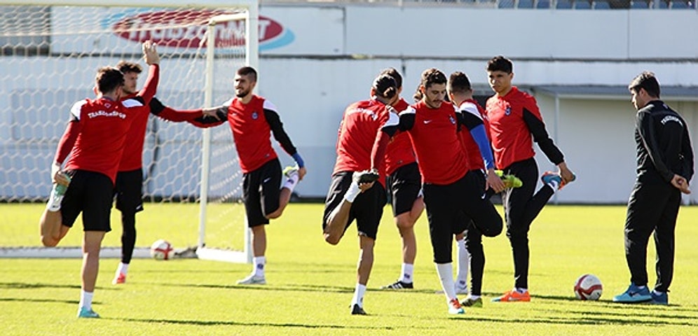 Trabzonspor'da F.Bahçe Maçı Hazırlıkları Sürüyor