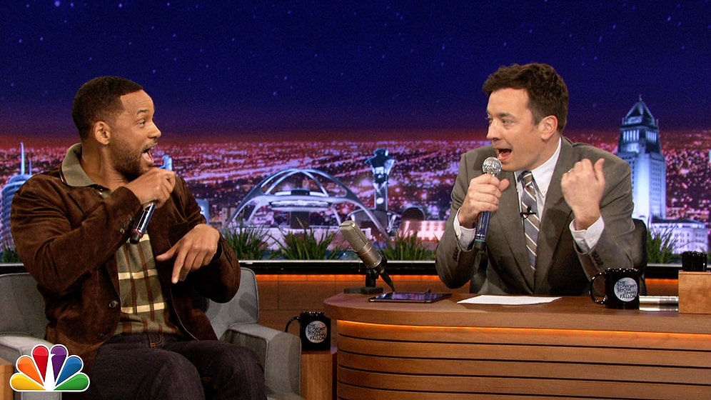 Will Smith ve Jimmy Fallon'dan Beatbox Düeti