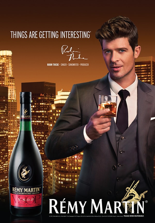 ROBIN THICKE - REMY MARTIN