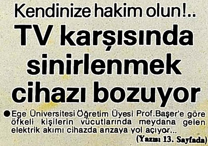 Geçmişte Yayınlanan Gazete Kupürlerinden Seçmece 14 İlginç Haber